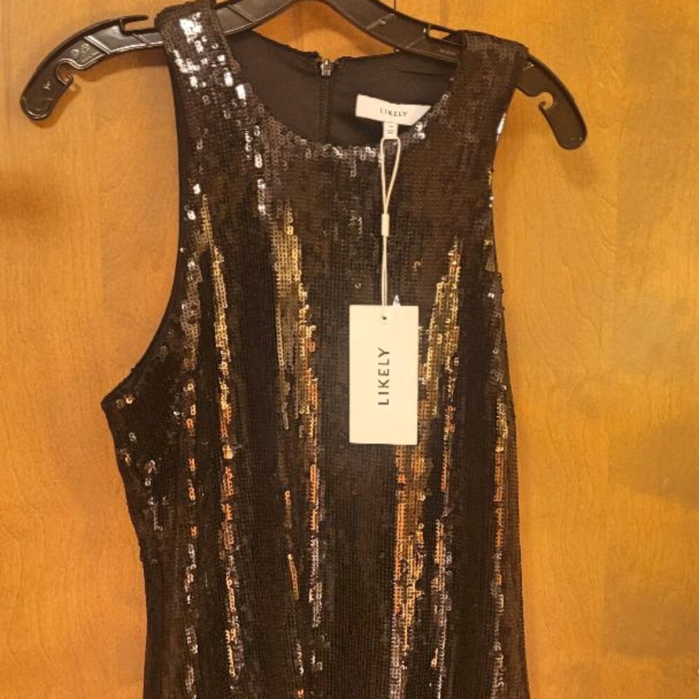 Elegant Sequins Evening Gown - Picture 5 of 6